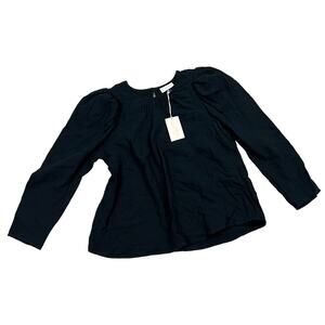 Universal Thread Women's Black Puff Long Sleeve Blouse - Size Medium - NWT